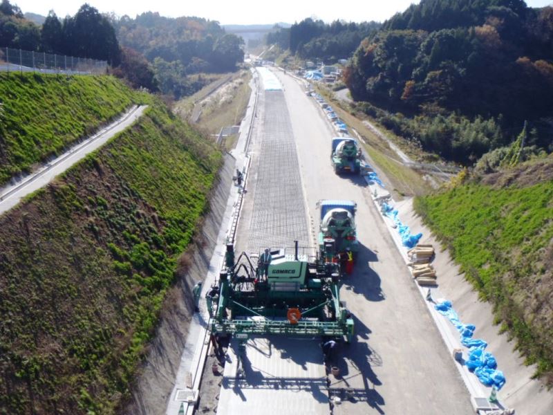 東九州自動車道　野方地区(第2工区)舗装工事