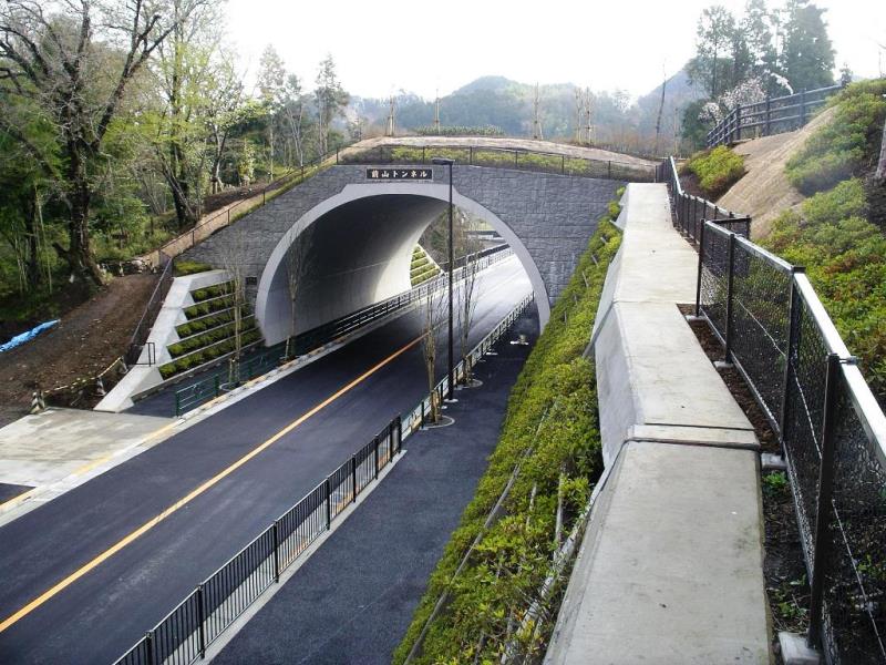 HK工法スパンザアーチ(開削プレキャストアーチトンネル)の施工例