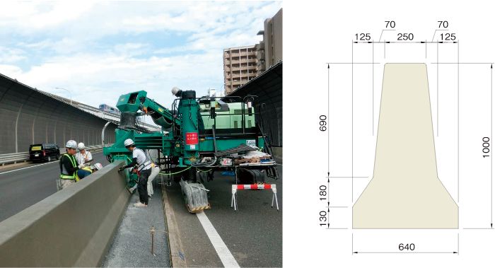 コンクリート防護柵